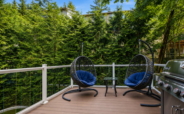 Renovated kitchen at Stay In Sammamish