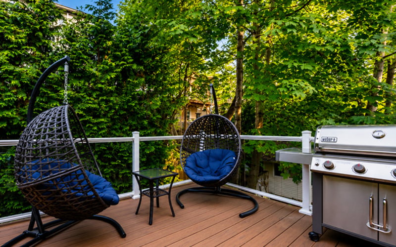 Yard and deck